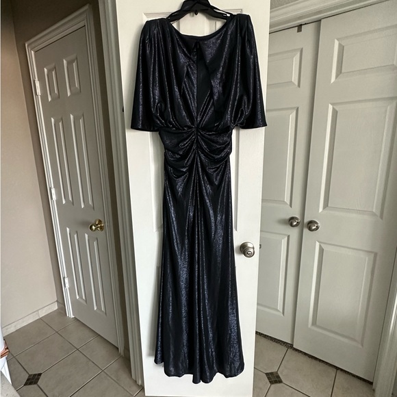 COPY - Eliza J Draped Column Capelet Dress - Picture 3 of 5